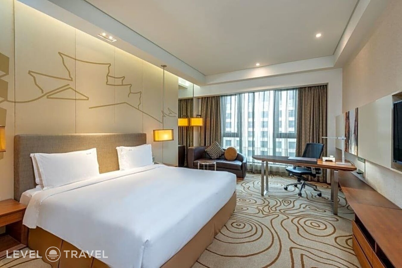 фотографии номера Премиум с видом на город отеля Holiday Inn Shanghai Hongqiao, An Ihg Hotel в Китай(Шанхай) - фото №2