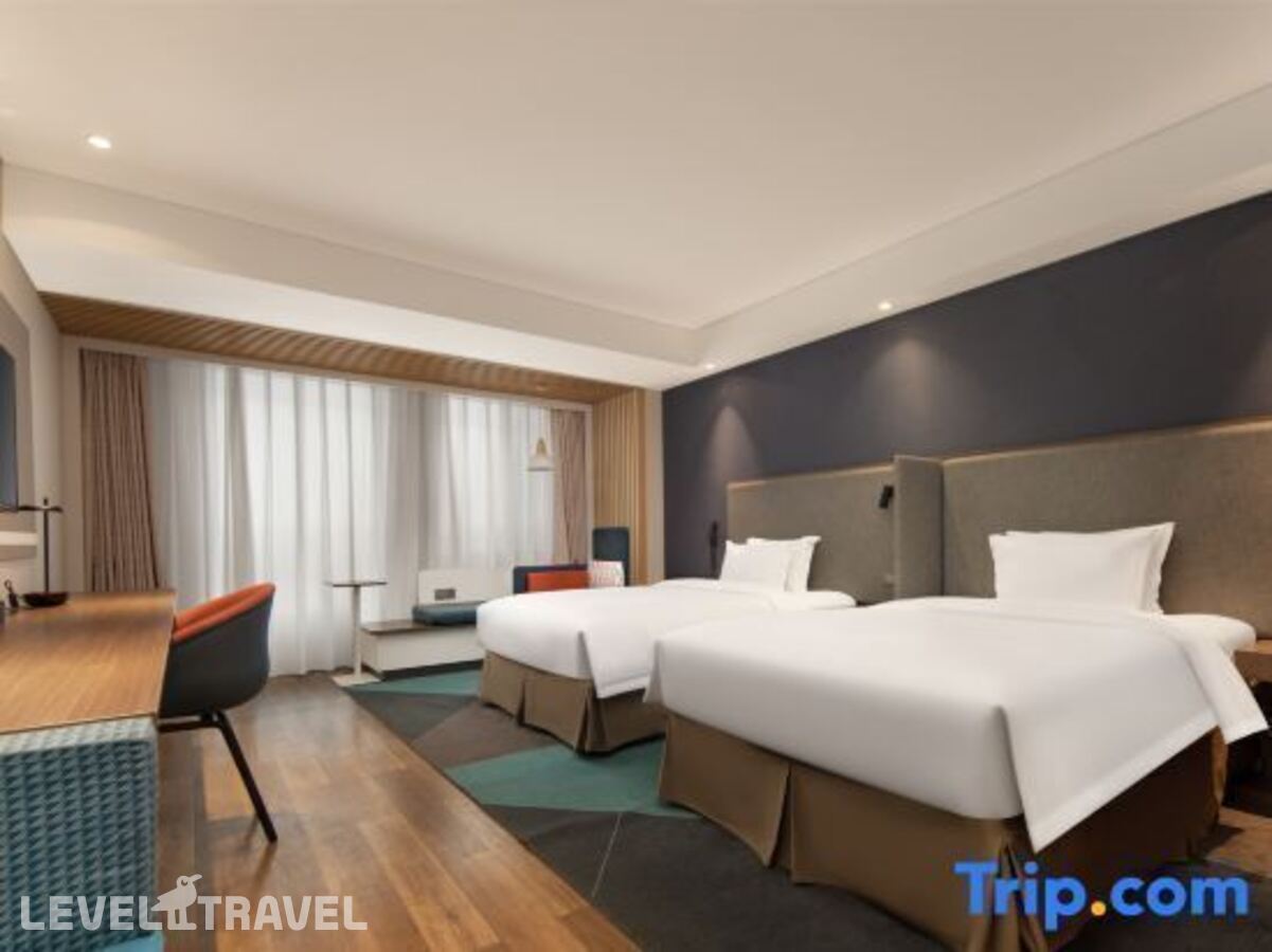 фотографии номера Улучшенный (две односпальные кровати) отеля Holiday Inn Express Shanghai Jinshan, An Ihg Hotel в Китай(Шанхай) - фото №3