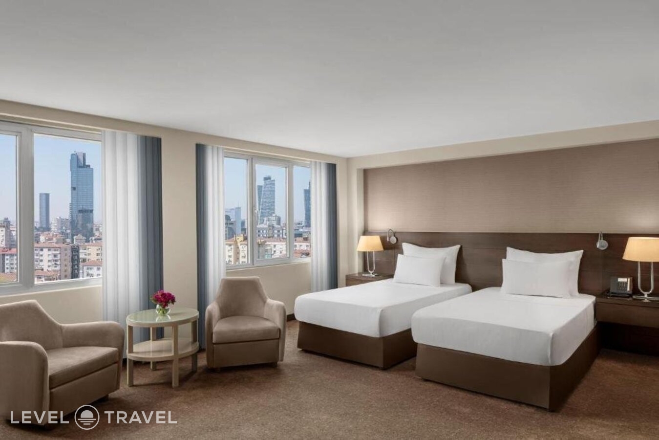 фотографии номера Гранд делюкс (две односпальные кровати) отеля Dedeman Istanbul Hotel в Турция(Бешикташ) - фото №2