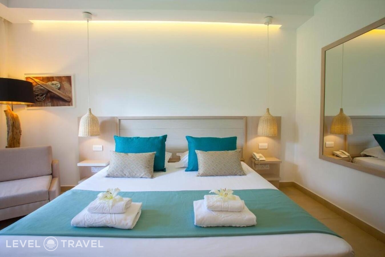 фотографии номера Стандартный с видом на внутреннюю территорию отеля Atlantica Aeneas Resort & Spa в Кипр(Айа-Напа) - фото №5