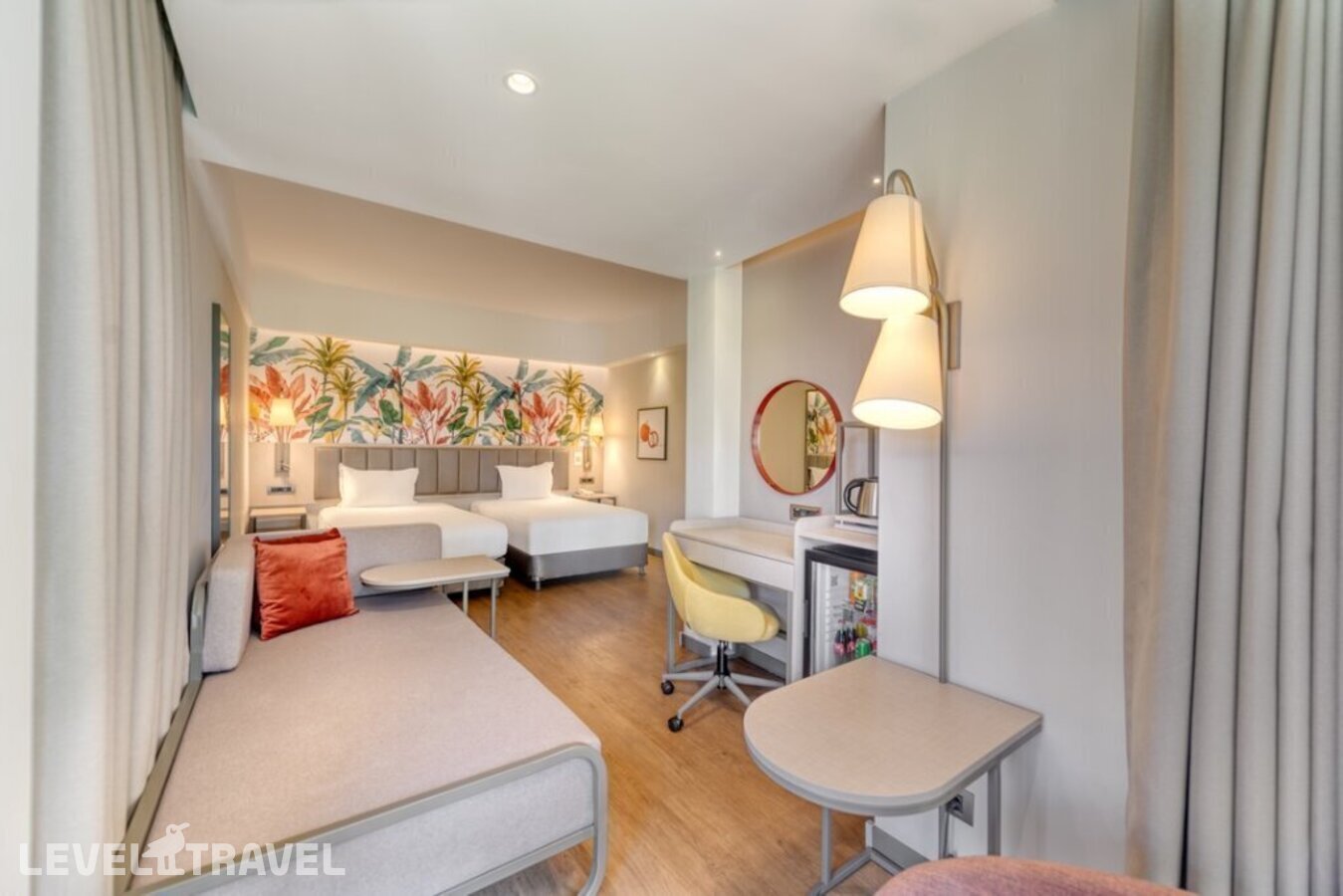 фотографии номера Клубный с видом на сад (две односпальные кровати) отеля Megasaray Club Belek в Турция(Кадрие) - фото №1