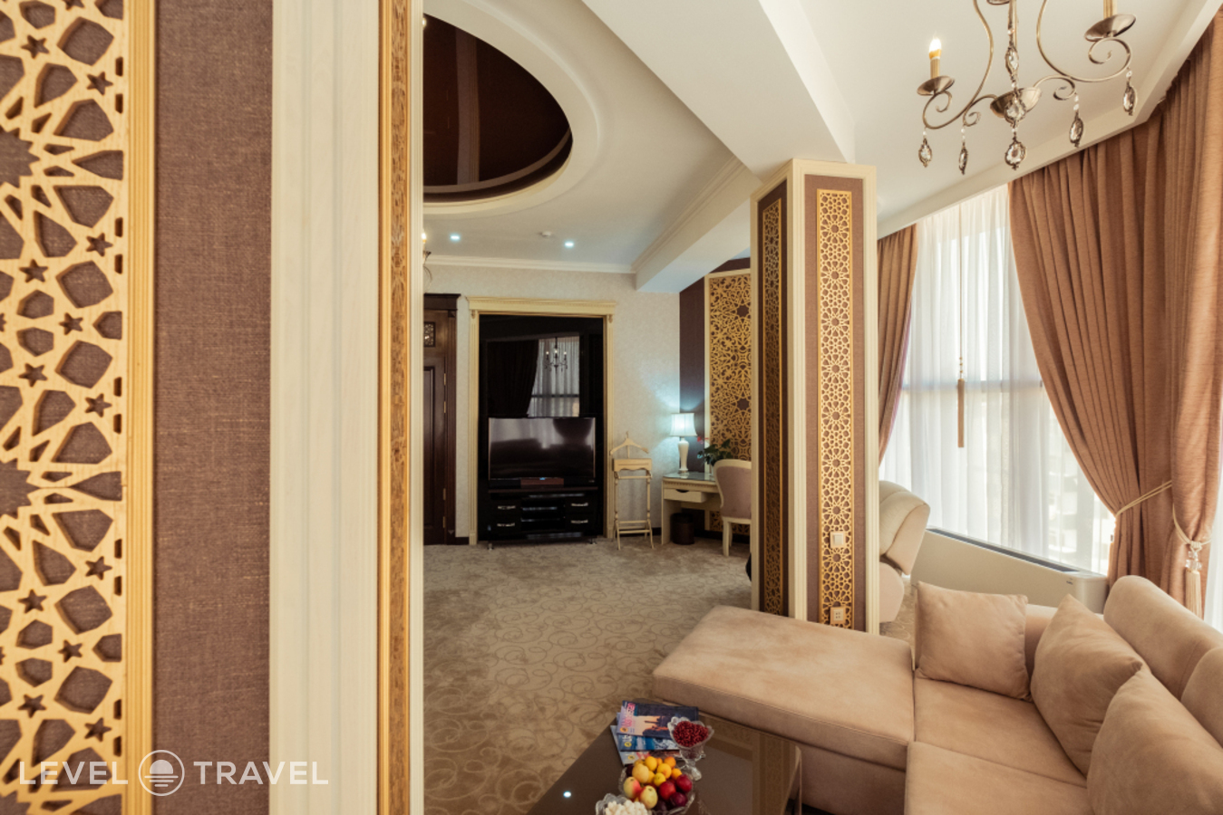 фотографии номера Апартаменты Luxury с 2 комнатами с балконом и с видом на город отеля Dilimah Hotel в Узбекистан(Самарканд) - фото №5