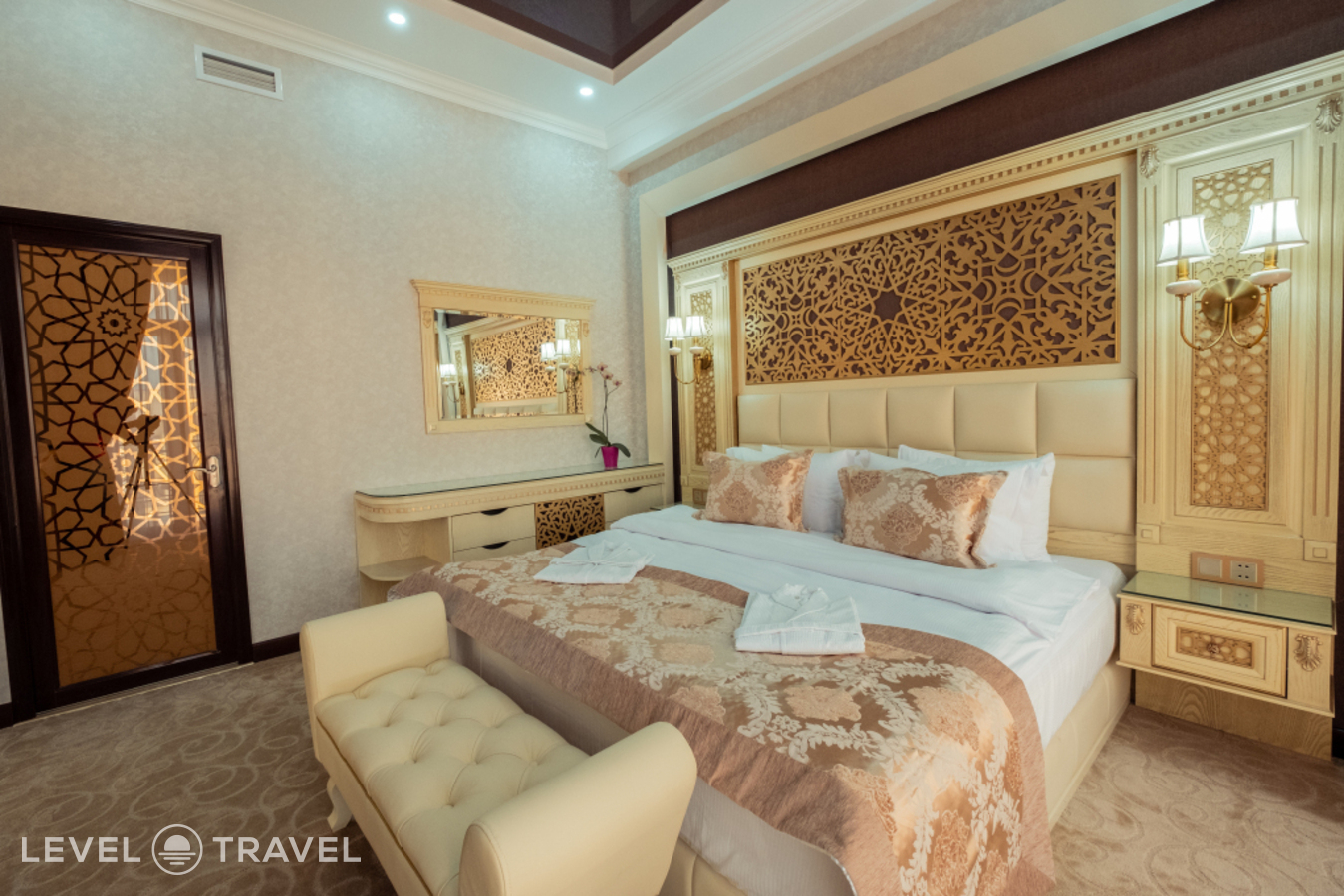 фотографии номера Апартаменты Luxury с 2 комнатами с балконом и с видом на город отеля Dilimah Hotel в Узбекистан(Самарканд) - фото №8