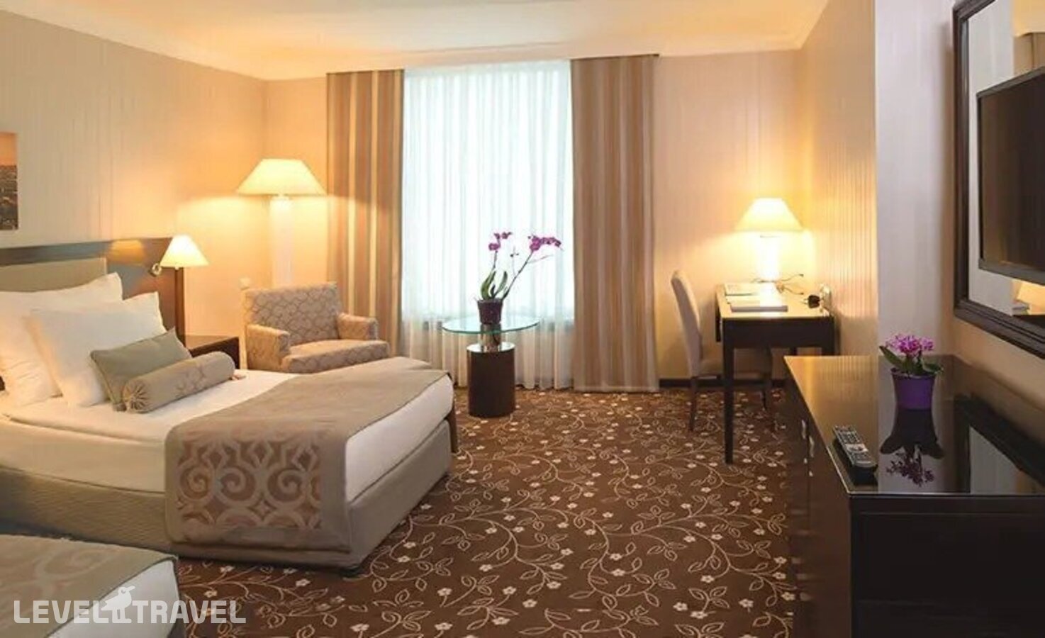 фотографии номера Стандартный (две односпальные кровати) отеля Kaya Istanbul Fair & Convention Hotel в Турция(Бейликдюзю) - фото №1