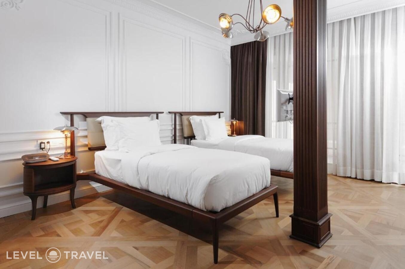 Двухместный номер Deluxe с балконом и с видом на сад 2 отдельные кровати — фото 1