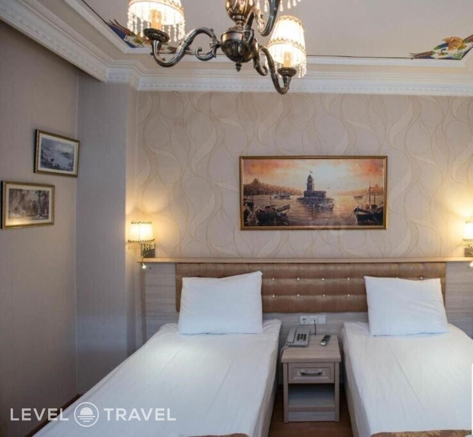 фотографии номера Двухместный номер Economy Ground floor 2 отдельные кровати отеля Tashkonak Hotel Istanbul в Турция(Фатих) - фото №1