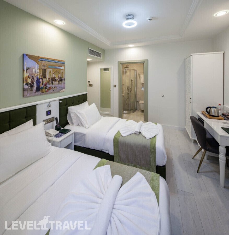 фотографии номера Стандартный (две односпальные кровати) отеля Obahan Hotel в Турция(Фатих) - фото №7