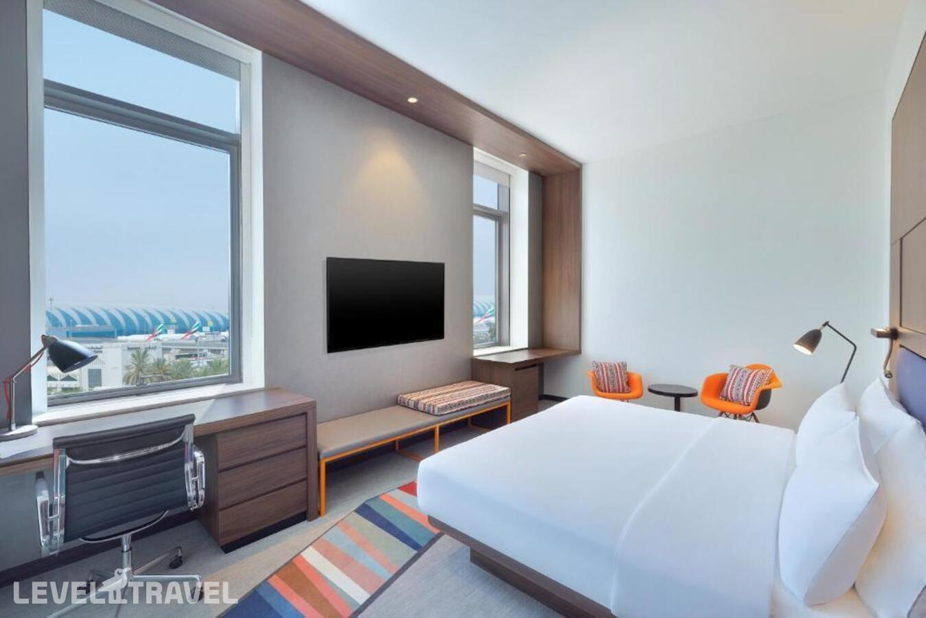 Двухместный номер Aloft двуспальная кровать — фото 3