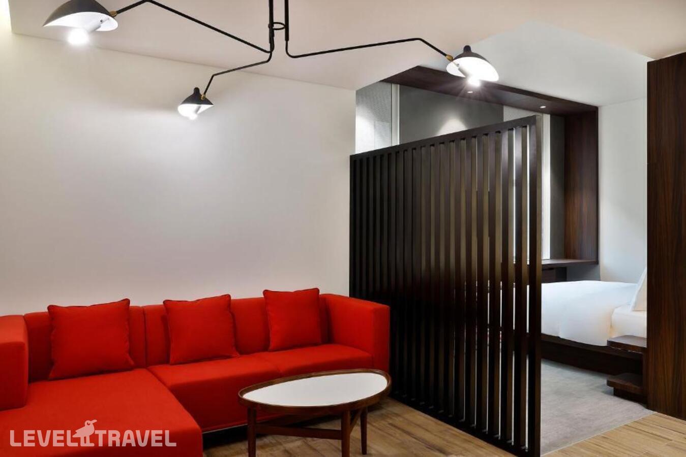 Двухместный номер Aloft двуспальная кровать — фото 6