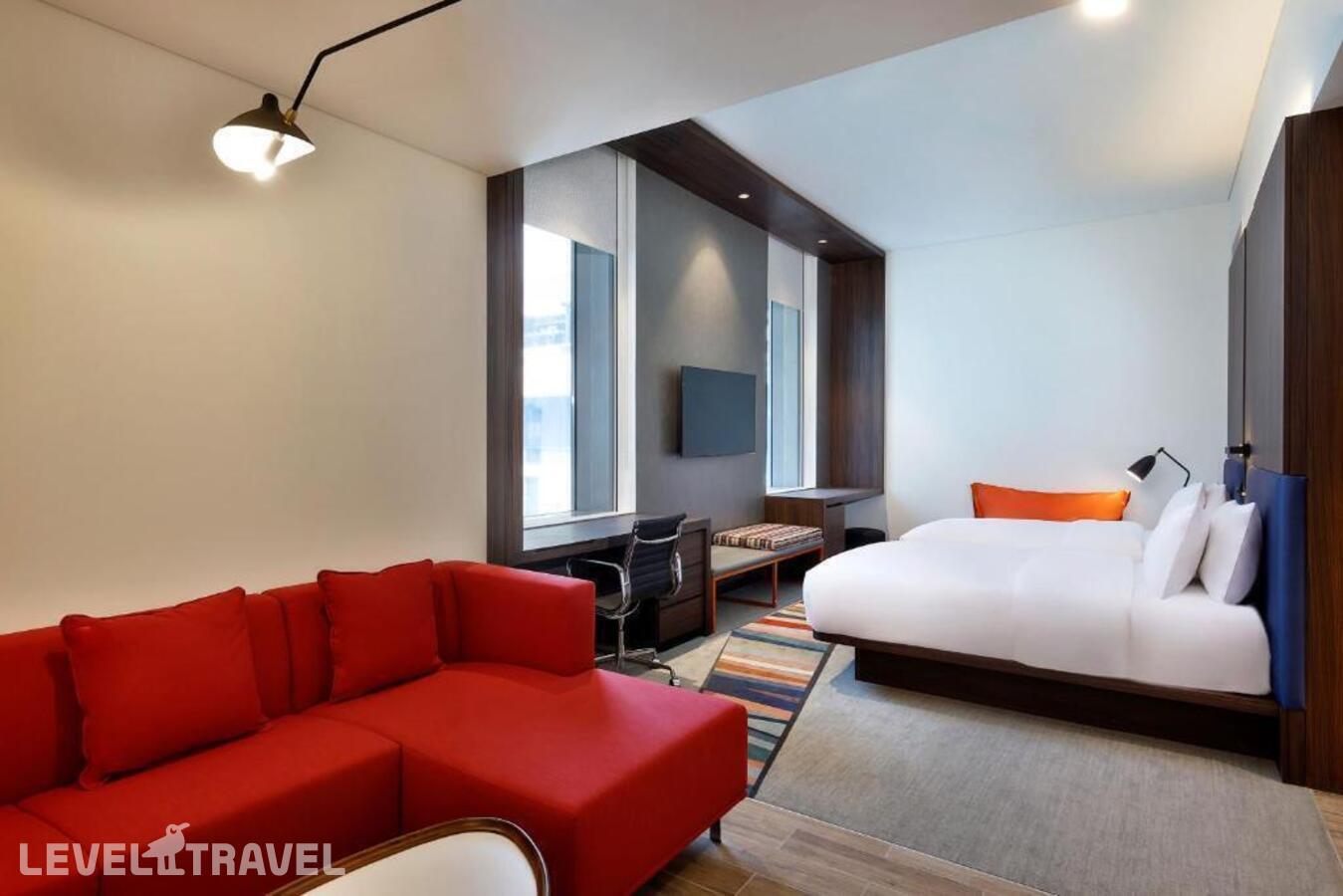 Двухместный номер Aloft 2 отдельные кровати — фото 5