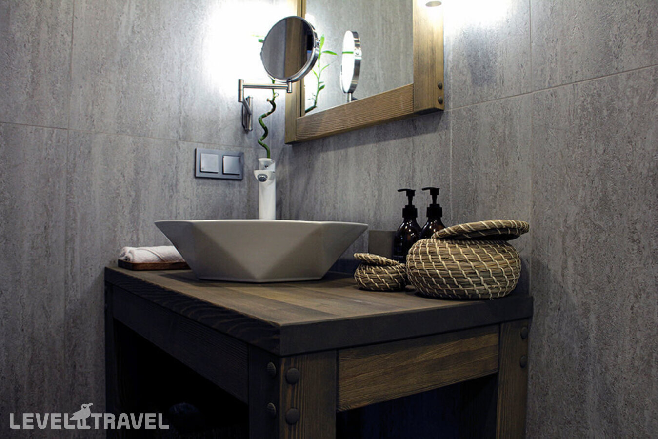 фотографии номера Двухместный номер Deluxe Дуплекс с красивым видом из окна двуспальная кровать отеля Soloh SPA Village в Россия(Солохаул) - фото №7