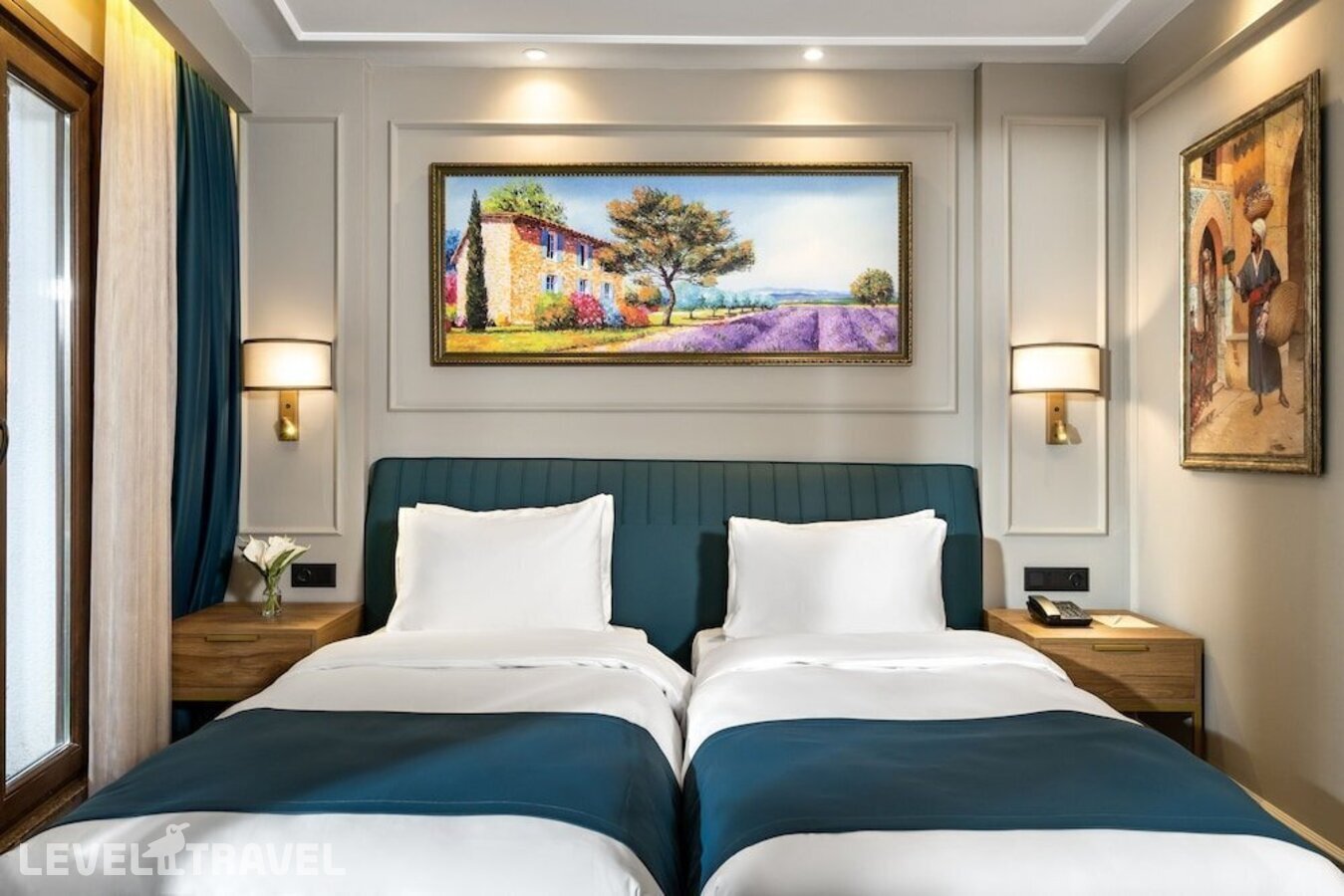 Двухместный номер Deluxe Цокольный этаж c 1 комнатой 2 отдельные кровати — фото 7