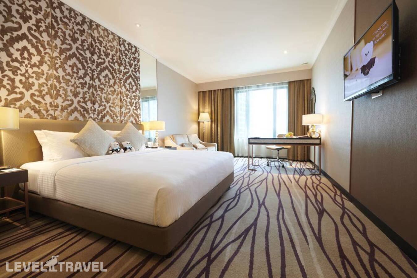 фотографии номера Двухместный номер Dorsett двуспальная кровать отеля Dorsett Kuala Lumpur в Малайзия(Куала-Лумпур) - фото №1