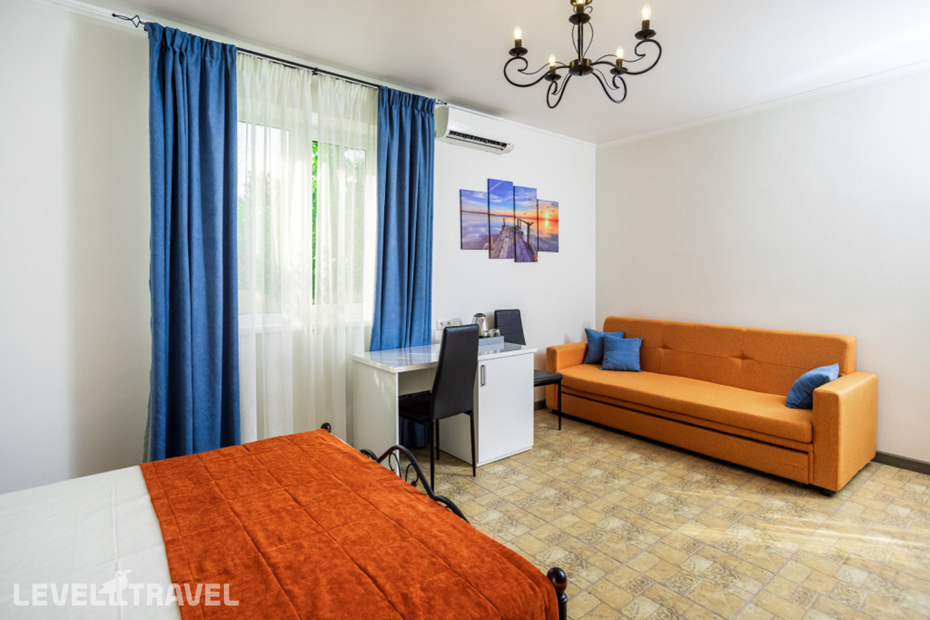 Двухместный семейный номер Standard beachfront двуспальная кровать — фото 7