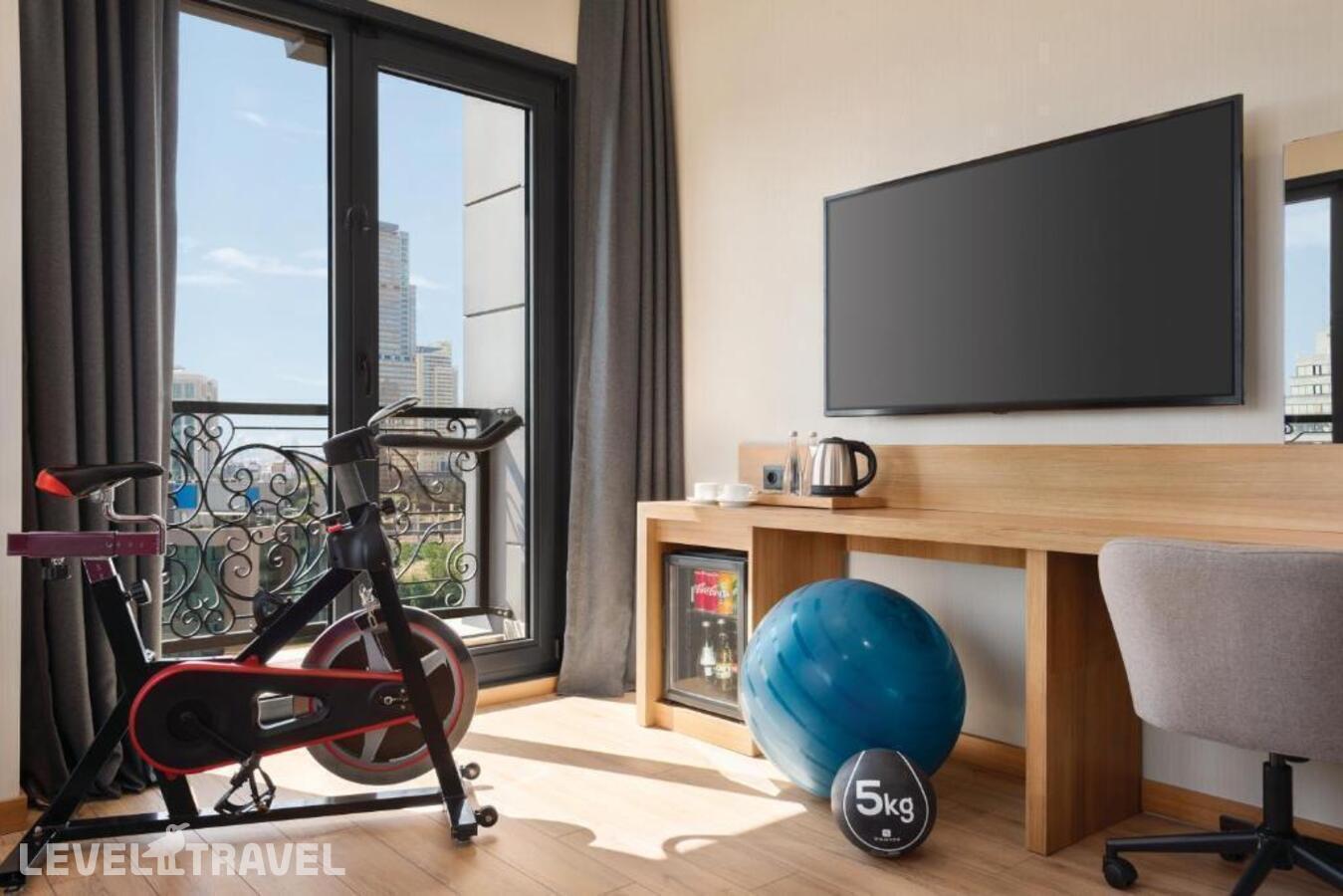 Двухместный номер Fitness двуспальная кровать — фото 3