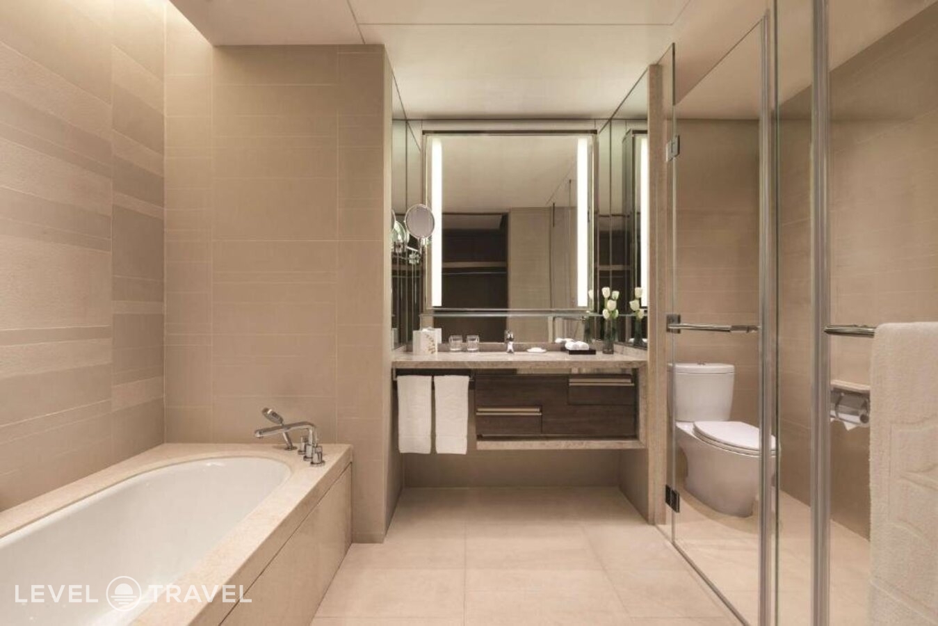 фотографии номера Двухместный номер Horizon Deluxe двуспальная кровать отеля Shangri-La Songbei, Harbin в Китай(Харбин) - фото №3