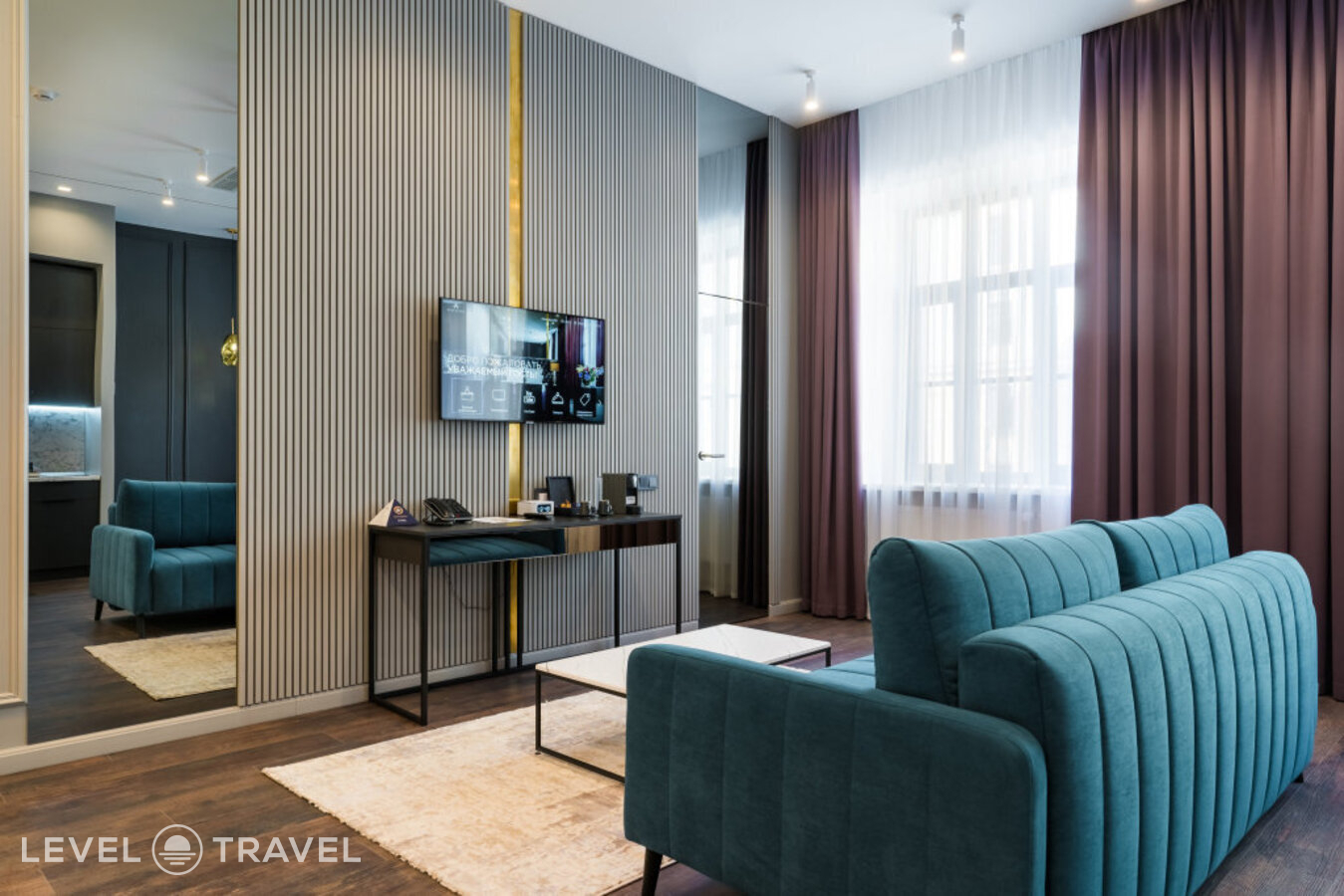 фотографии номера Двухместный люкс с 2 комнатами 2 отдельные кровати отеля Acqualina Отель в Россия(Адмиралтейский район) - фото №2
