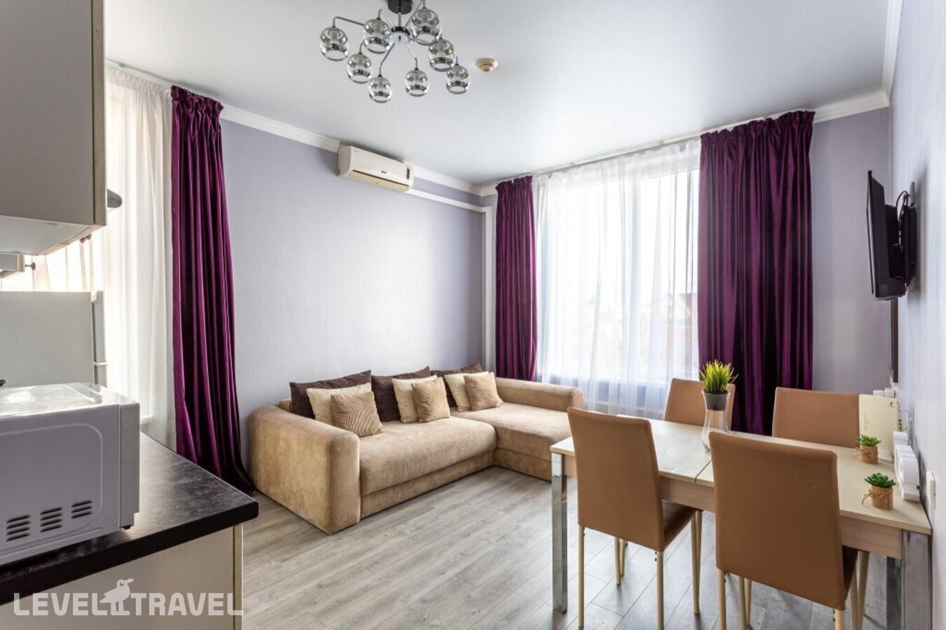 фотографии номера Апартаменты (2 комнаты) отеля Апартаменты Sea Side Aparts в Россия(Сириус) - фото №1