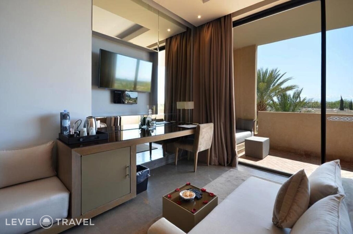 фотографии номера Двухместный номер Prestige двуспальная кровать отеля Sirayane Boutique Hotel And Spa в Марокко(Марракеш) - фото №4