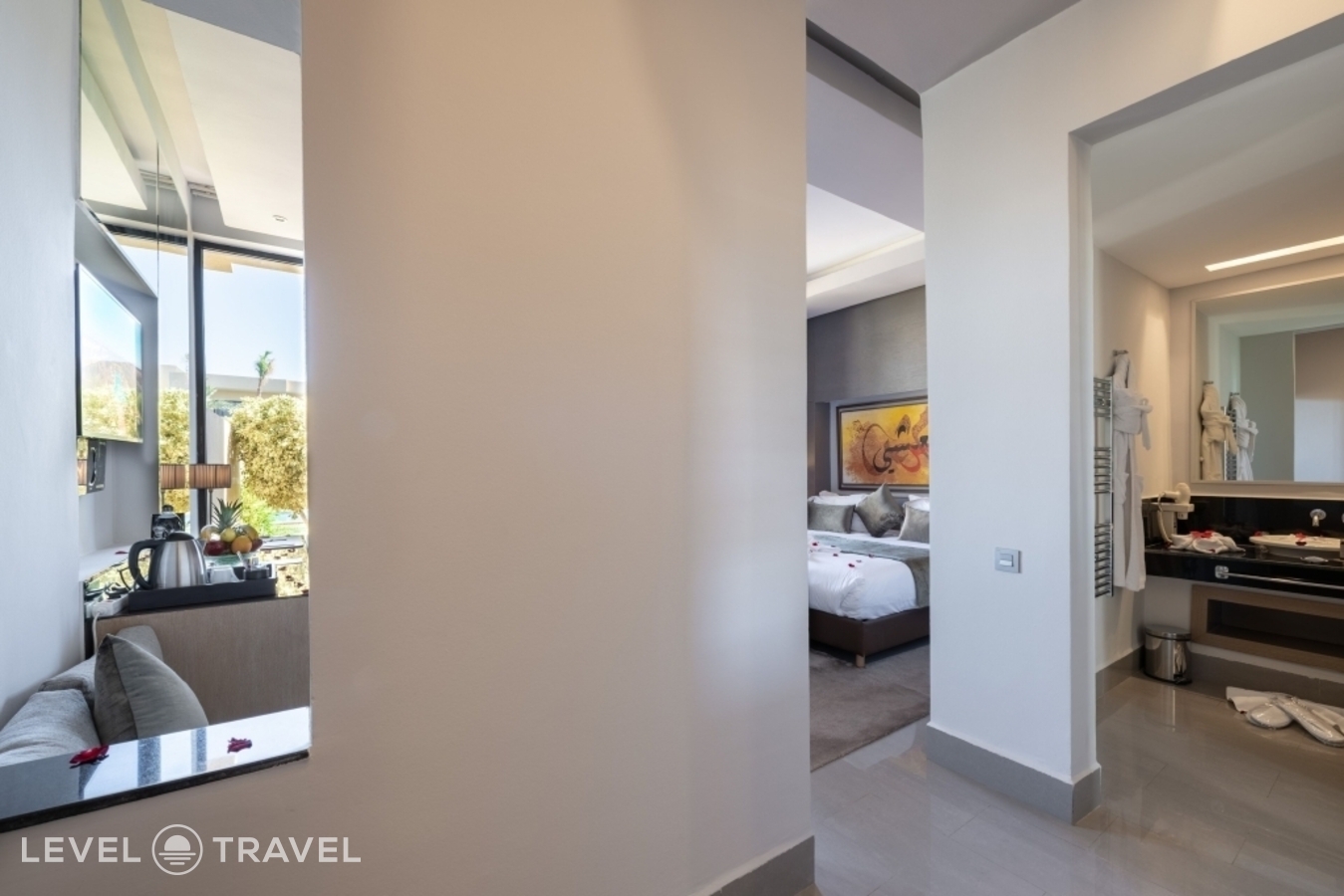 фотографии номера Двухместный люкс Mini двуспальная кровать отеля Sirayane Boutique Hotel And Spa в Марокко(Марракеш) - фото №6