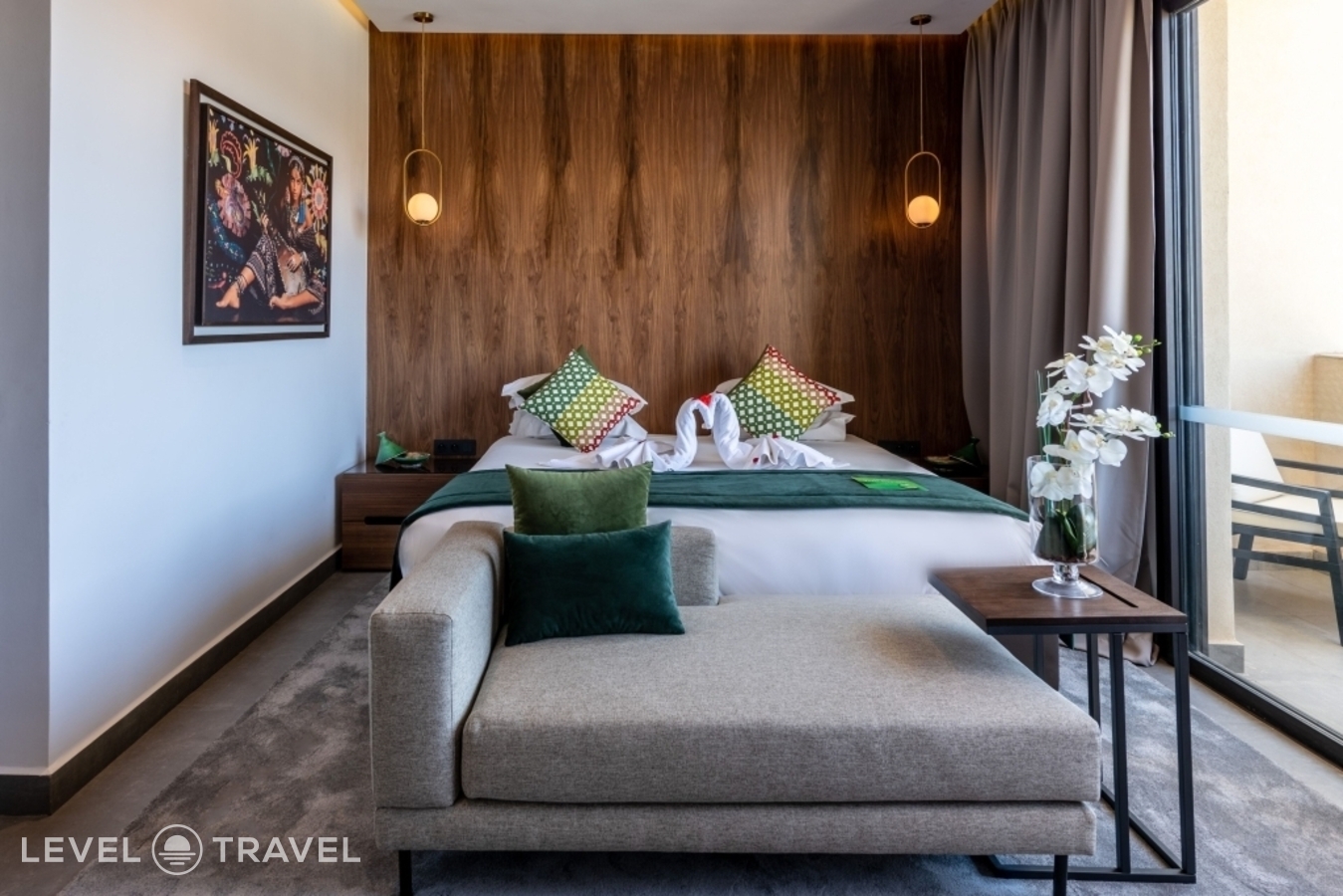 фотографии номера Двухместный люкс Mini двуспальная кровать отеля Sirayane Boutique Hotel And Spa в Марокко(Марракеш) - фото №1