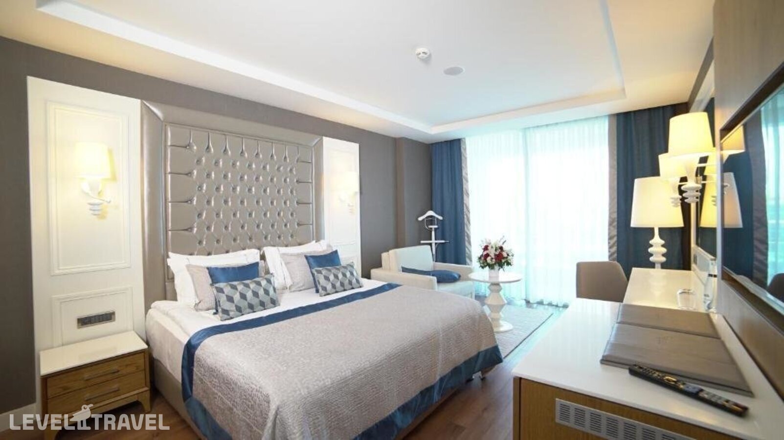 фотографии номера Делюкс с видом на окрестности и поле для гольфа отеля Sueno Hotels Deluxe Belek в Турция(Кадрие) - фото №2