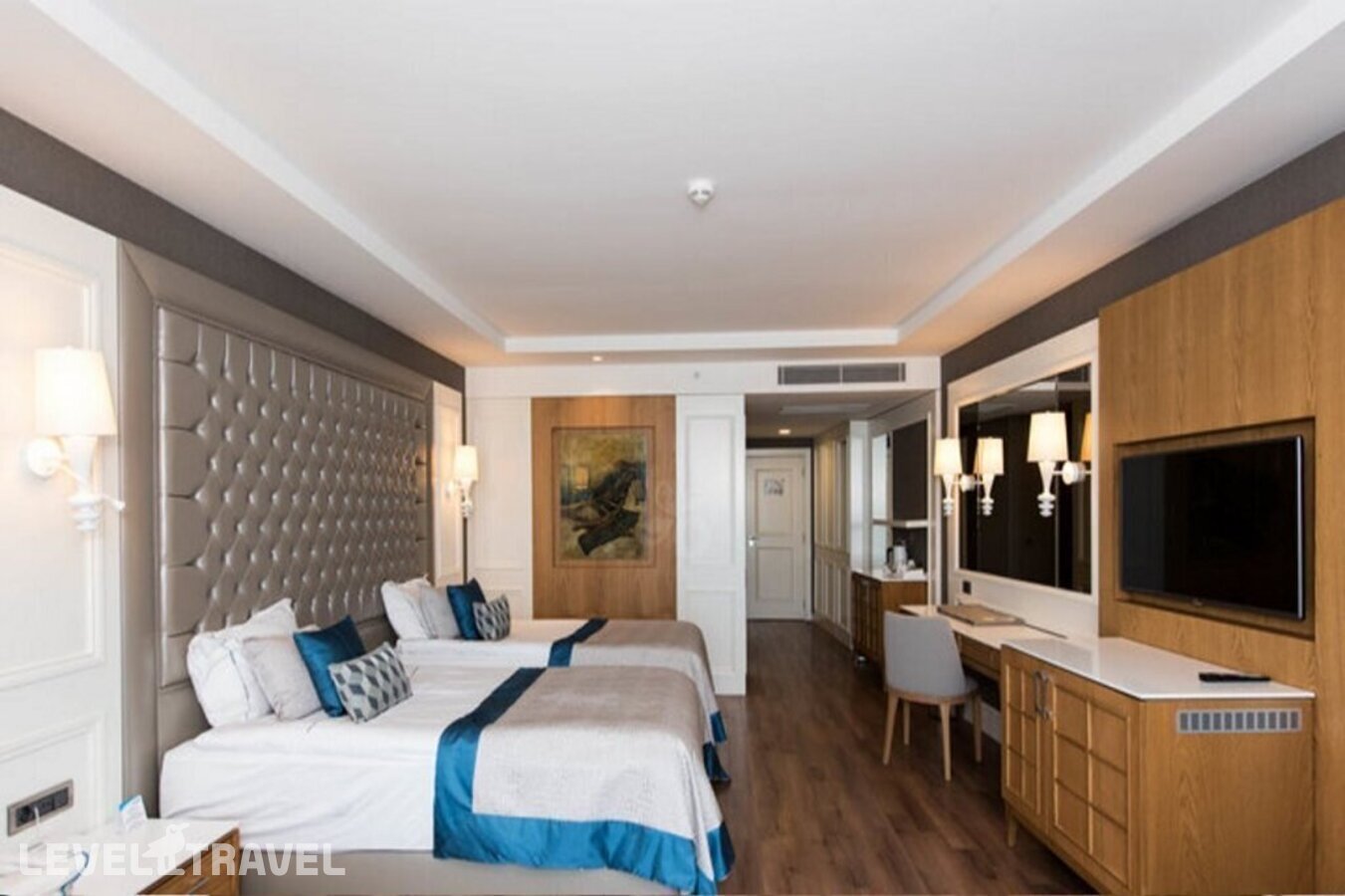 фотографии номера Делюкс с видом на окрестности и поле для гольфа отеля Sueno Hotels Deluxe Belek в Турция(Кадрие) - фото №1