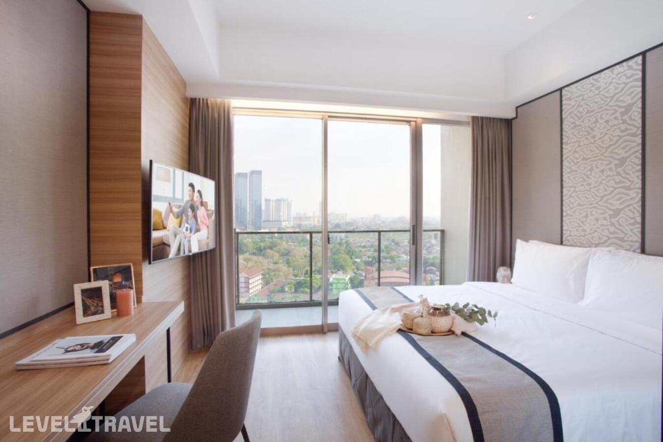 фотографии номера Двухместная студия Premier двуспальная кровать отеля Somerset Sudirman Jakarta в Индонезия(Джакарта) - фото №3