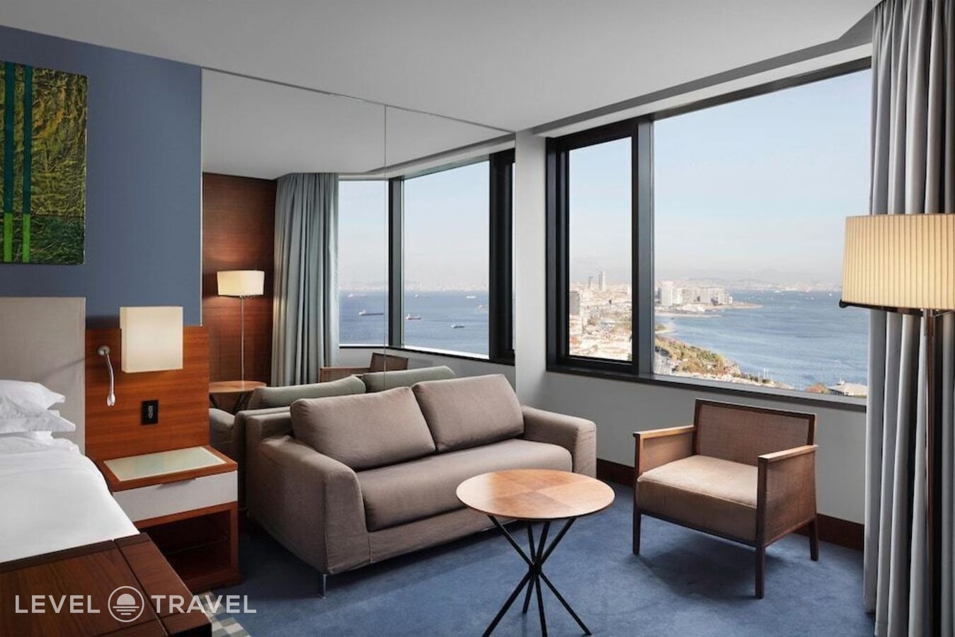 фотографии номера Двухместный номер Premium с видом на море 2 отдельные кровати отеля Sheraton Istanbul Atakoy Hotel в Турция(Бакыркёй) - фото №5