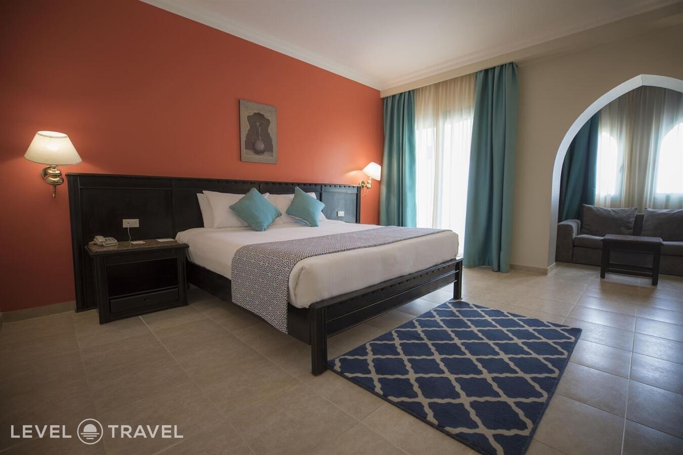 фотографии номера Стандартный с боковым видом на море отеля Sunrise Garden Beach Resort в Египет(Хургада (город)) - фото №3