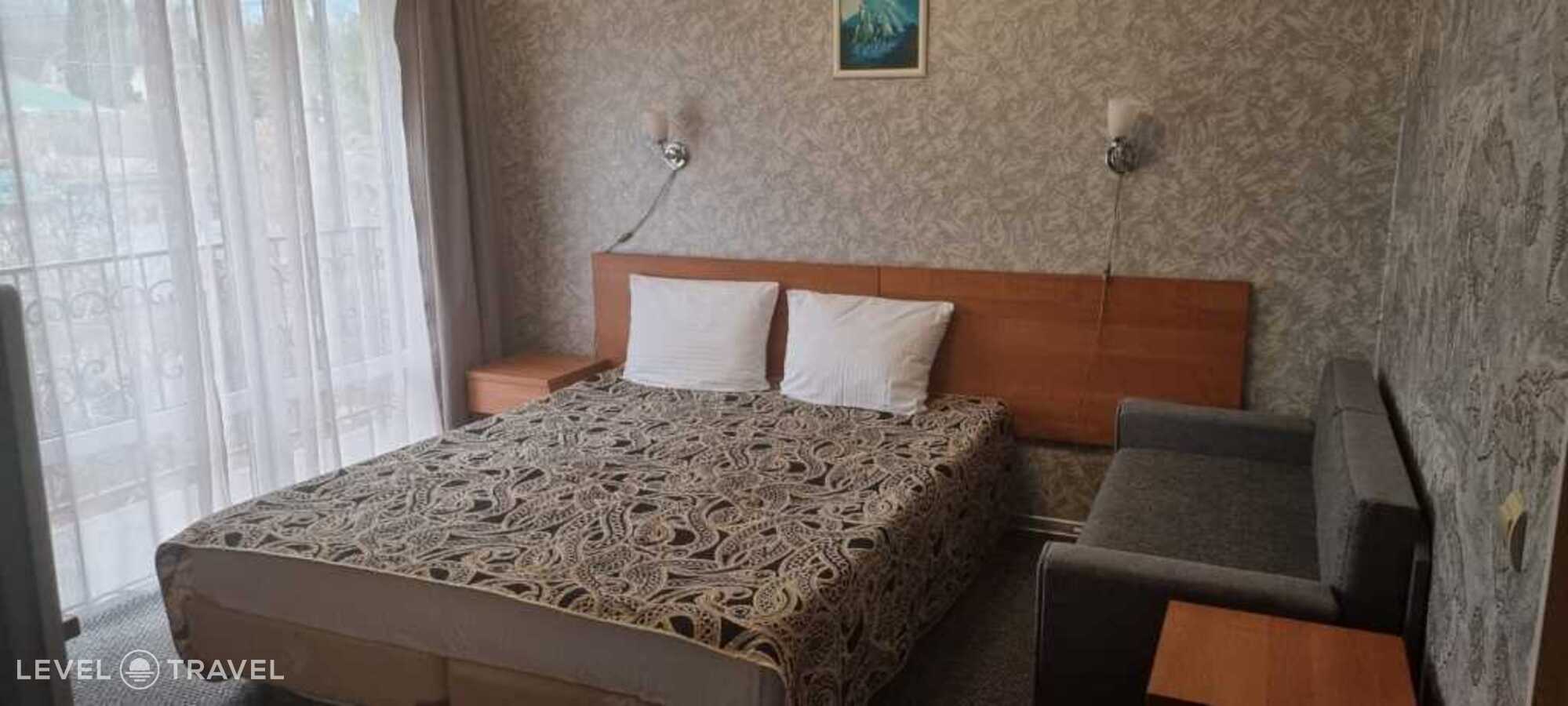 Двухместный номер Standard с балконом и с видом на парк двуспальная кровать — фото 6