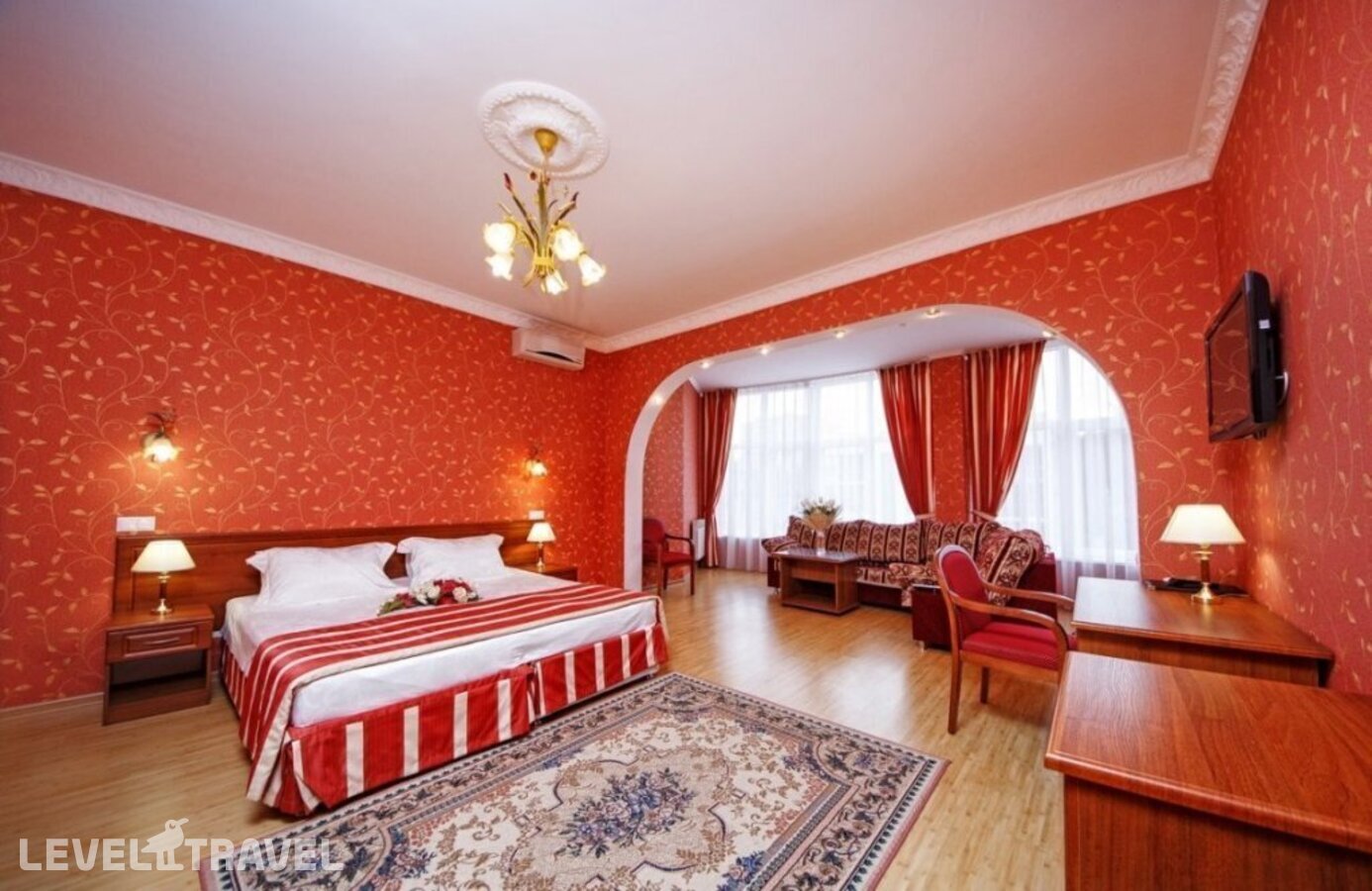 Двухместный люкс Семейный двуспальная кровать — фото 7