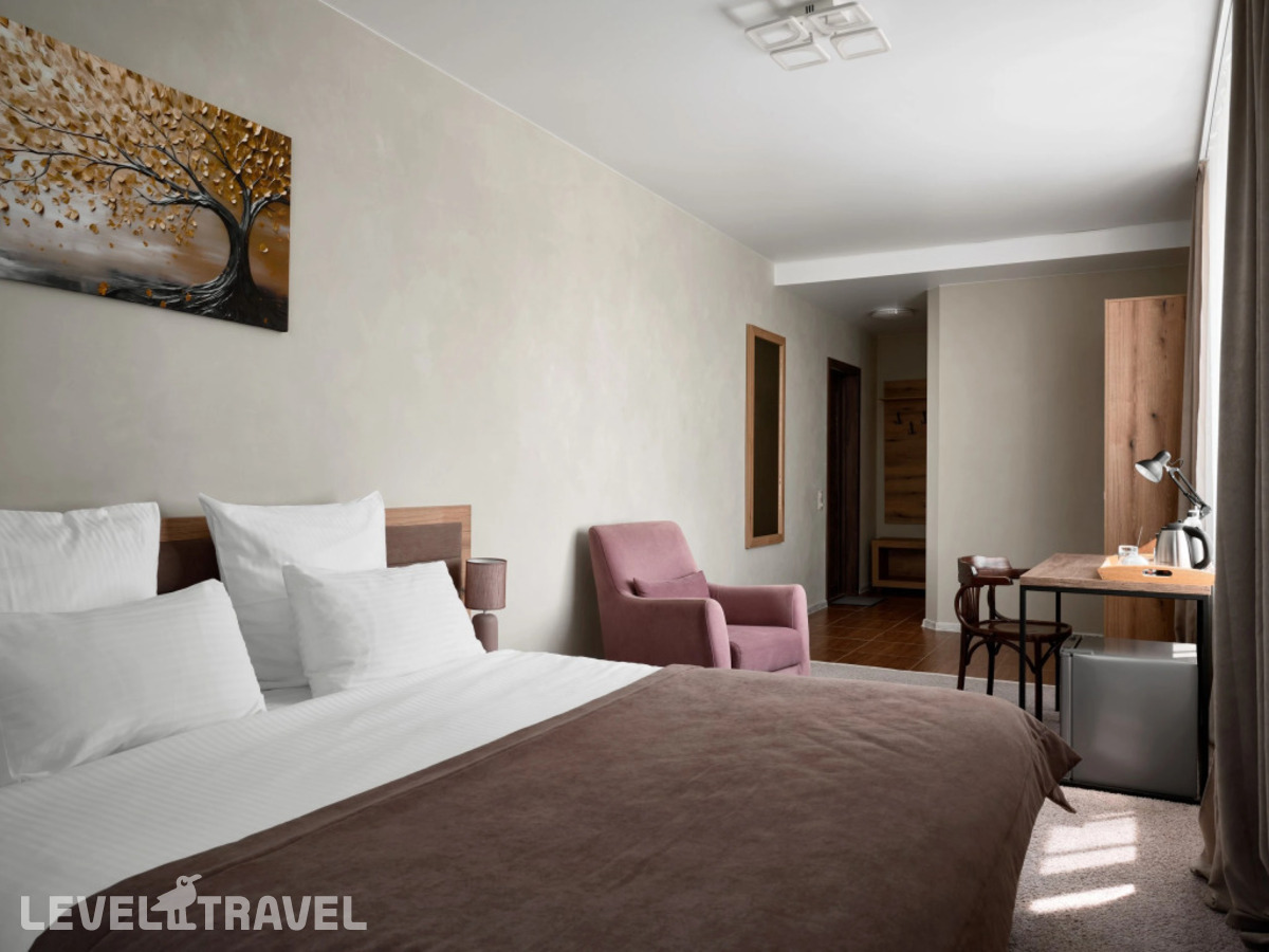 фотографии номера Трёхместный номер Comfort с видом на город отеля Отель Сибирский Сафари Клуб в Россия(Красноярск) - фото №2