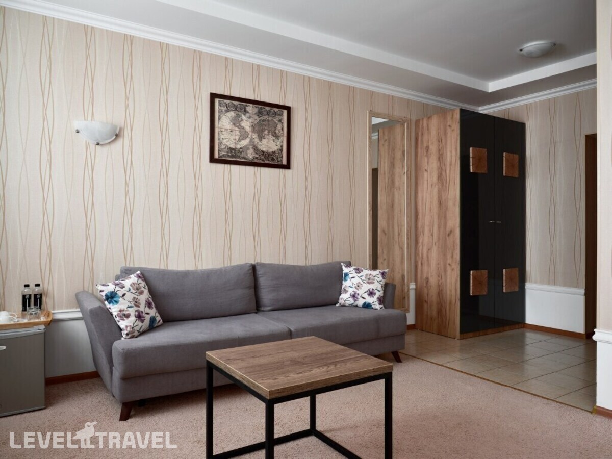 фотографии номера Трёхместный номер Comfort с видом на город отеля Отель Сибирский Сафари Клуб в Россия(Красноярск) - фото №9
