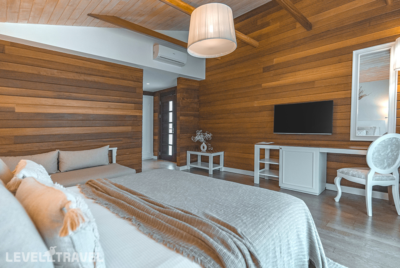 фотографии номера Двухместный номер Tangerine двуспальная кровать отеля Kimera Hotel в Турция(Чиралы) - фото №2