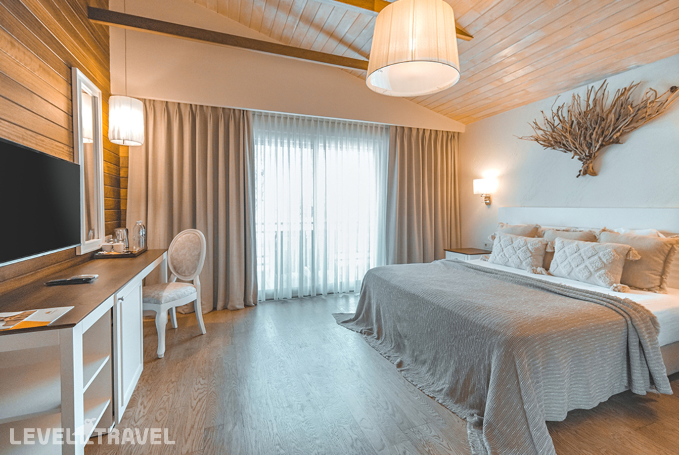 фотографии номера Двухместный номер Tangerine двуспальная кровать отеля Kimera Hotel в Турция(Чиралы) - фото №1