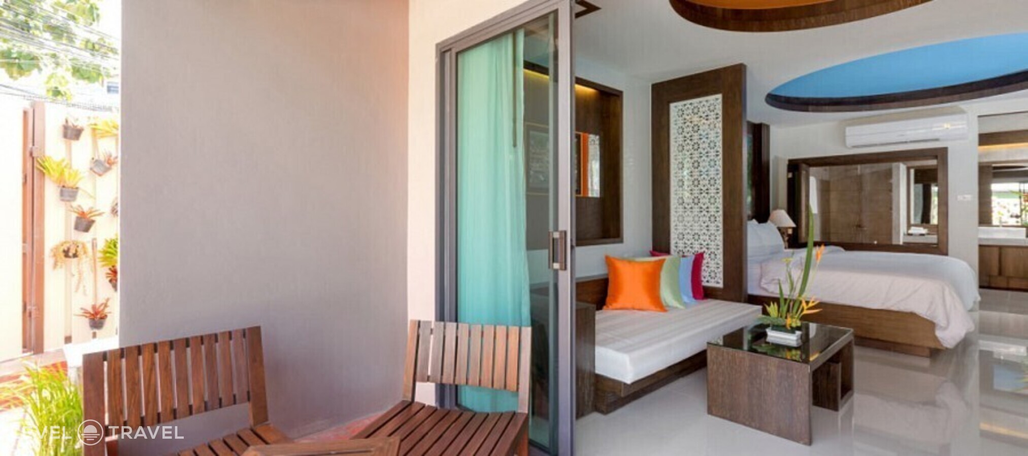 фотографии номера Двухместный номер Pool Access Grand Deluxe двуспальная кровать отеля Naina Resort & Spa в Таиланд(Патонг Бич) - фото №7