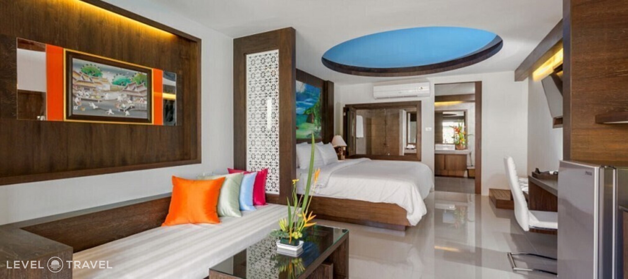 фотографии номера Двухместный номер Pool Access Grand Deluxe двуспальная кровать отеля Naina Resort & Spa в Таиланд(Патонг Бич) - фото №6