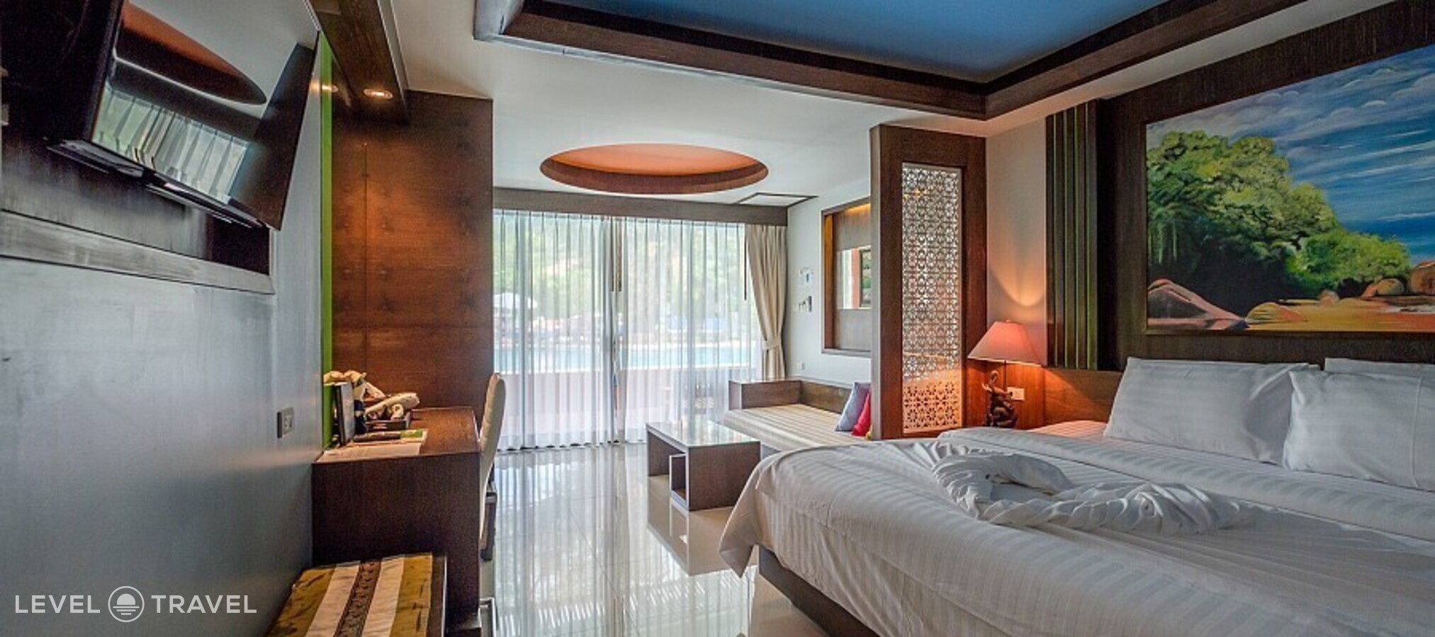 фотографии номера Двухместный номер Pool Access Grand Deluxe двуспальная кровать отеля Naina Resort & Spa в Таиланд(Патонг Бич) - фото №2