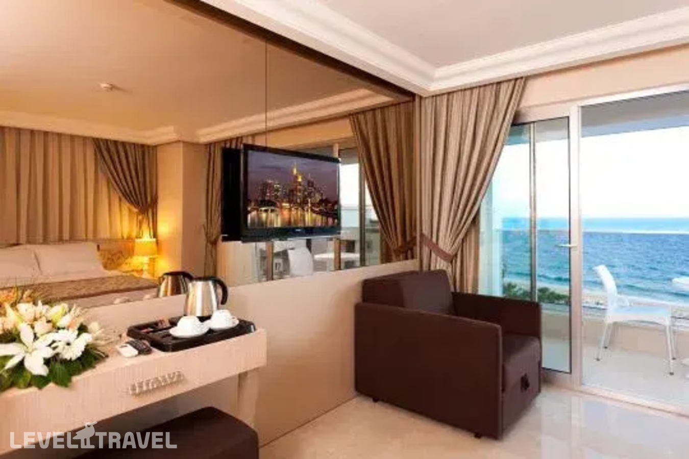 фотографии номера Делюкс с видом на море отеля Xperia Saray Beach Hotel в Турция(Аланья - центр) - фото №3