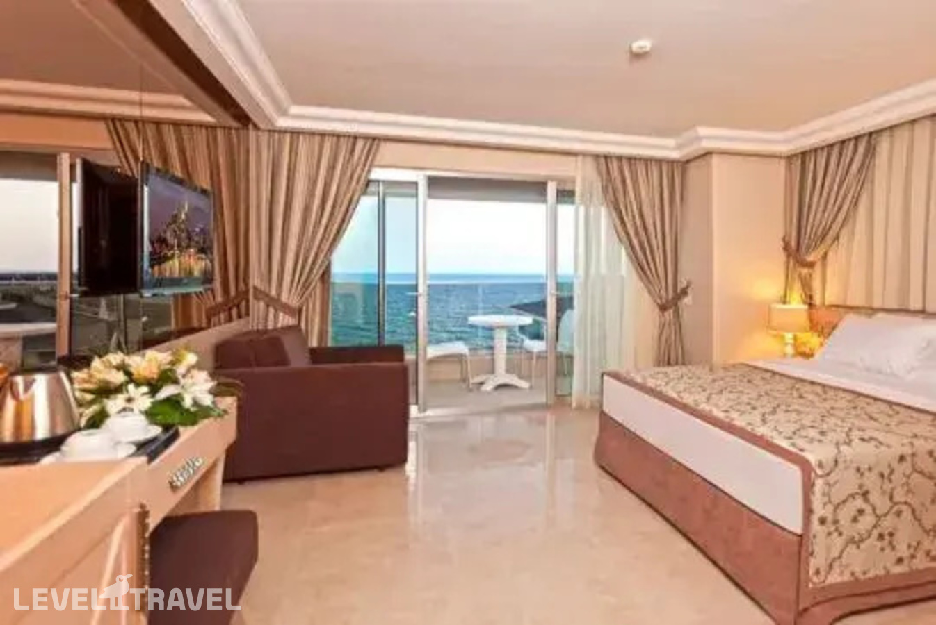 фотографии номера Делюкс с видом на море отеля Xperia Saray Beach Hotel в Турция(Аланья - центр) - фото №2