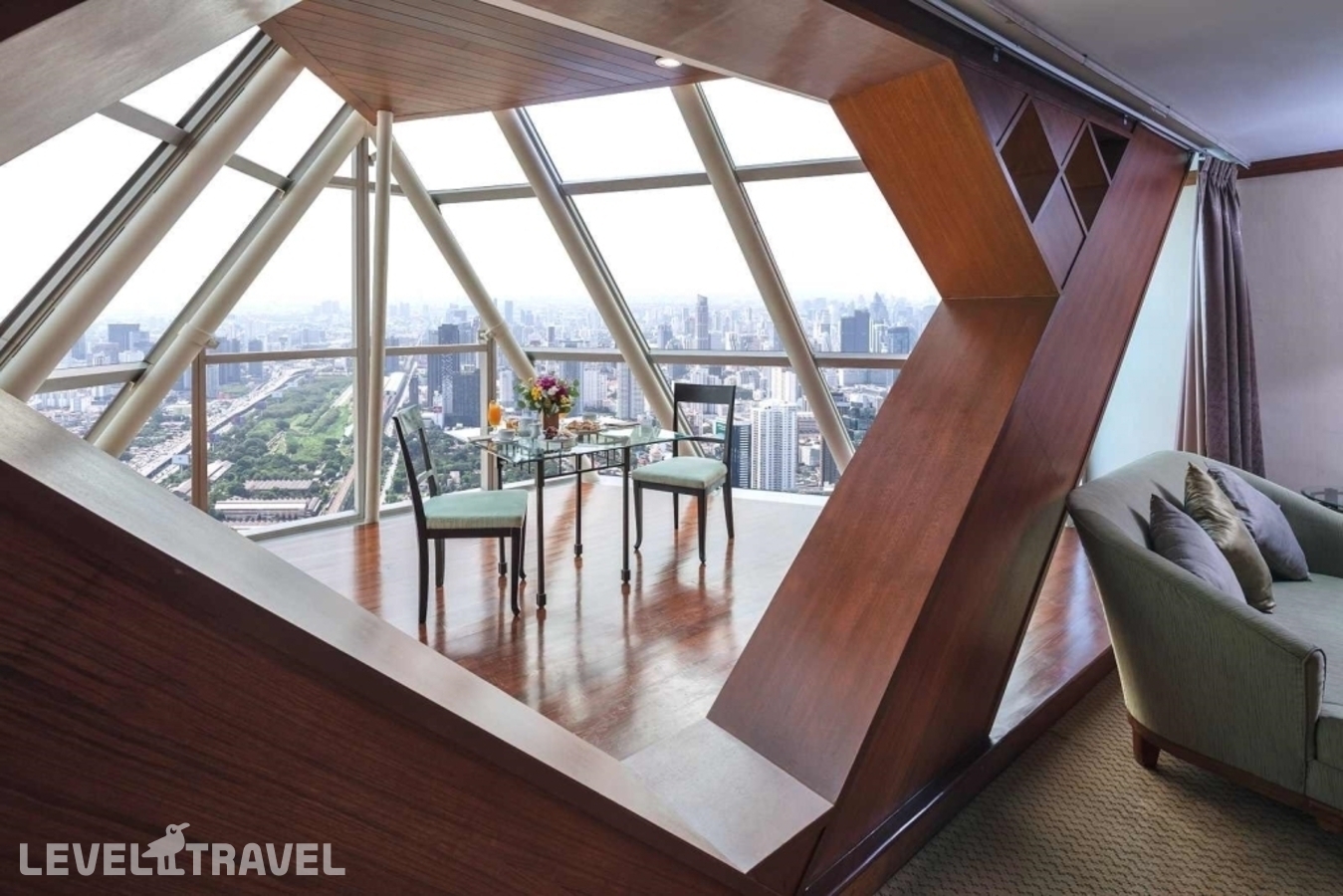 фотографии номера Двухместный люкс Sky Zone Superior двуспальная кровать отеля Baiyoke Sky Hotel в Таиланд(Бангкок) - фото №8