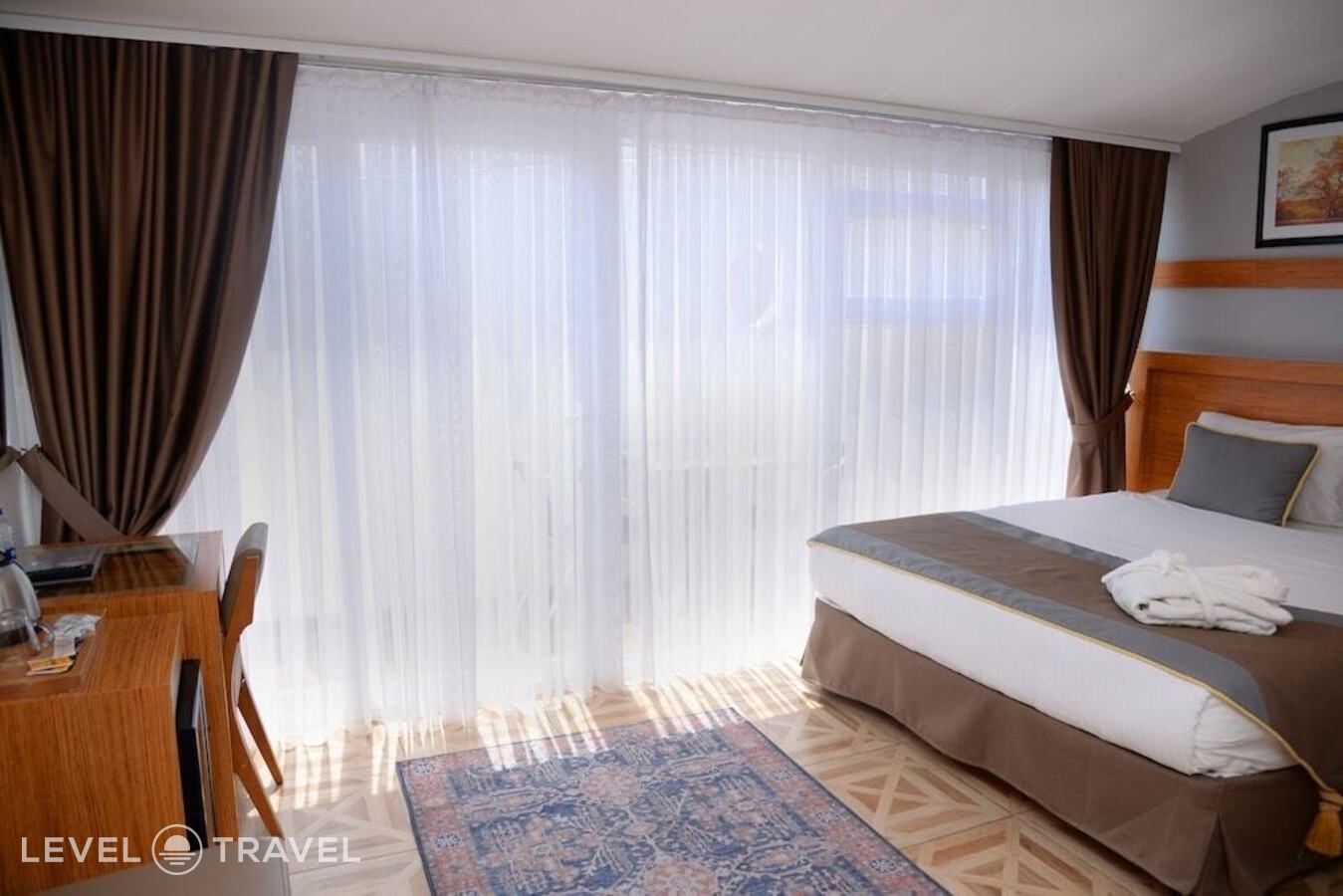 Двухместный номер Comfort c 1 комнатой с видом на город двуспальная кровать — фото 11