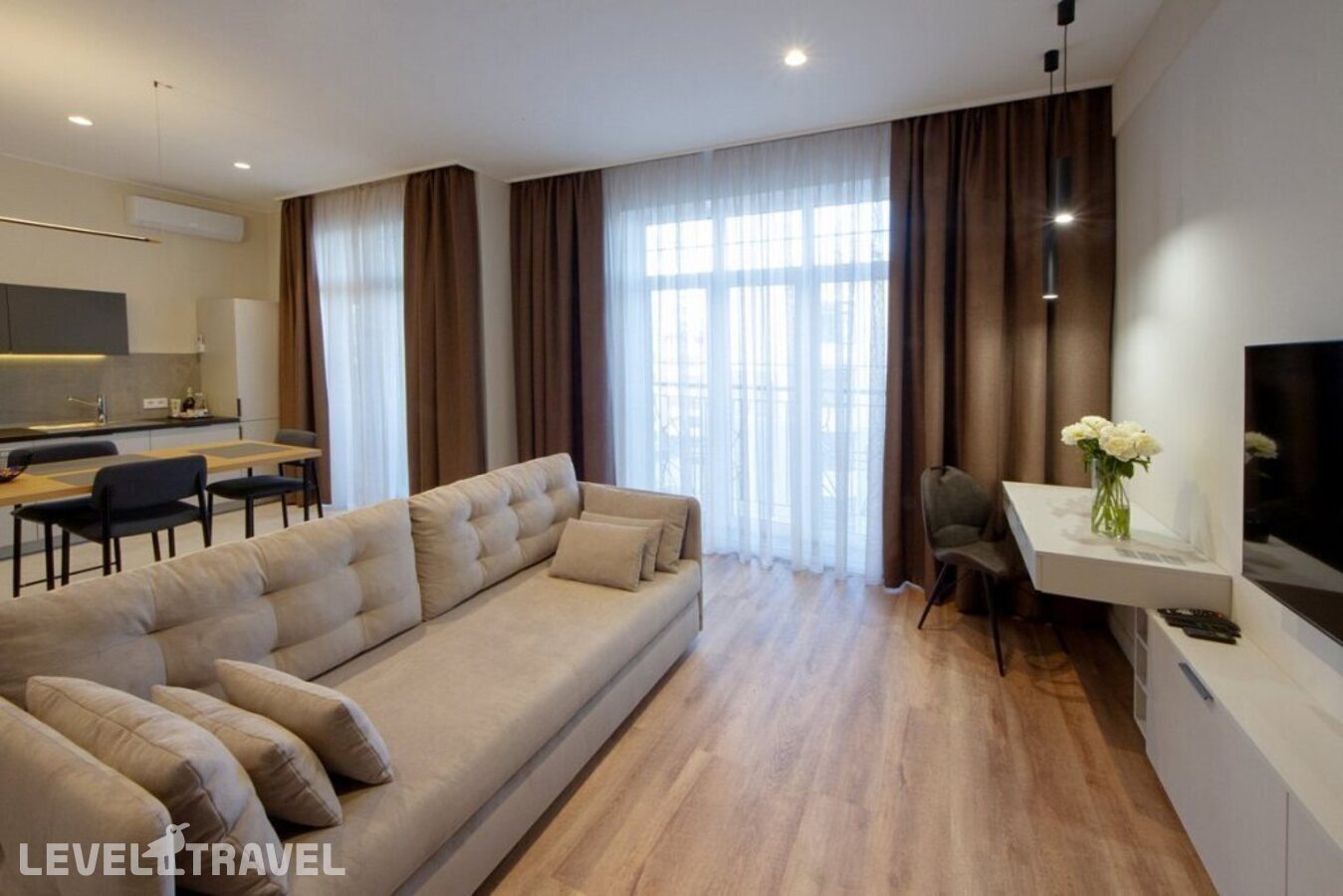 фотографии номера Апартаменты с балконом отеля Апартаменты 4кайф Residence №39 в Россия(Зеленоградск) - фото №11