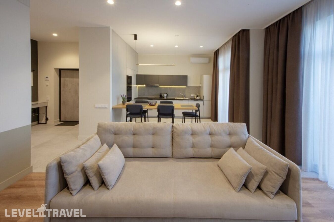 фотографии номера Апартаменты с балконом отеля Апартаменты 4кайф Residence №39 в Россия(Зеленоградск) - фото №12