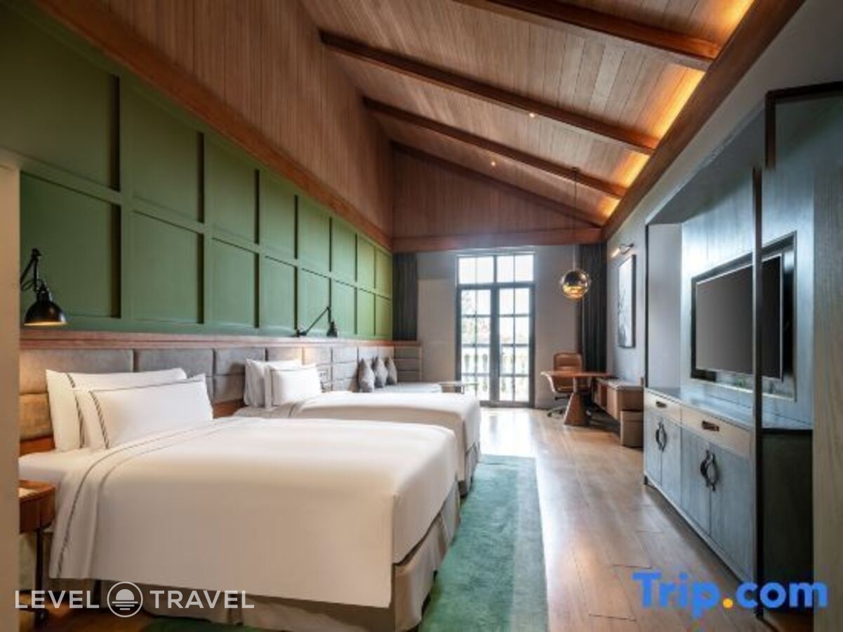 фотографии номера Семейный делюкс отеля Meliá Shanghai Parkside в Китай(Шанхай) - фото №3