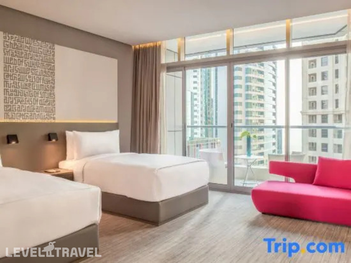 фотографии номера Премиум с балконом (две односпальные кровати) отеля Intercontinental Dubai Marina в ОАЭ(Дубай Марина) - фото №2