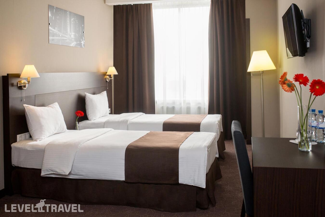 фотографии номера Номер бизнес (две односпальные кровати) отеля Gorskiy City Hotel в Россия(Новосибирск) - фото №1
