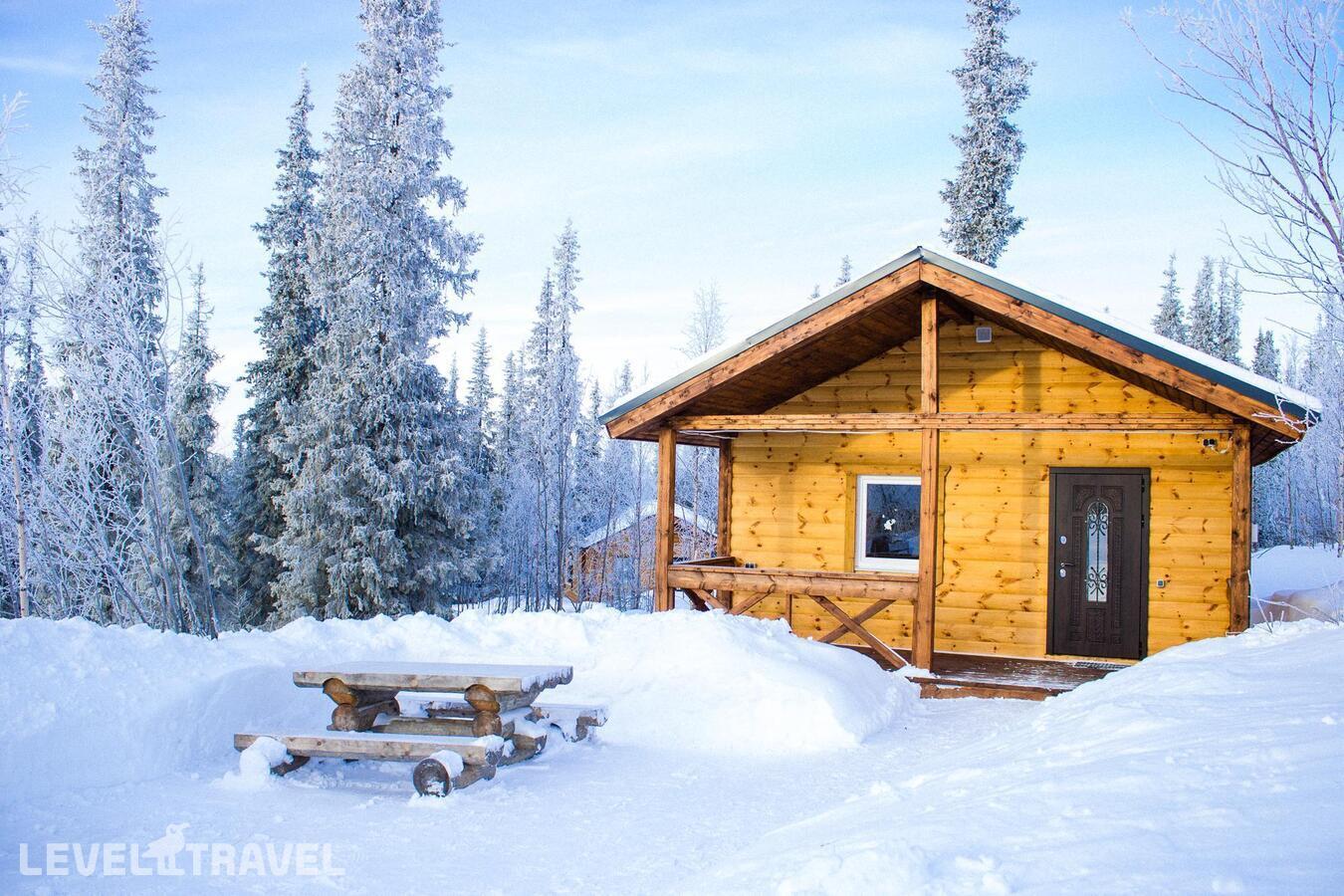 фотографии номера 1-этажный коттедж стандарт отеля Лапландская Деревня в Россия(Кольский район) - фото №20