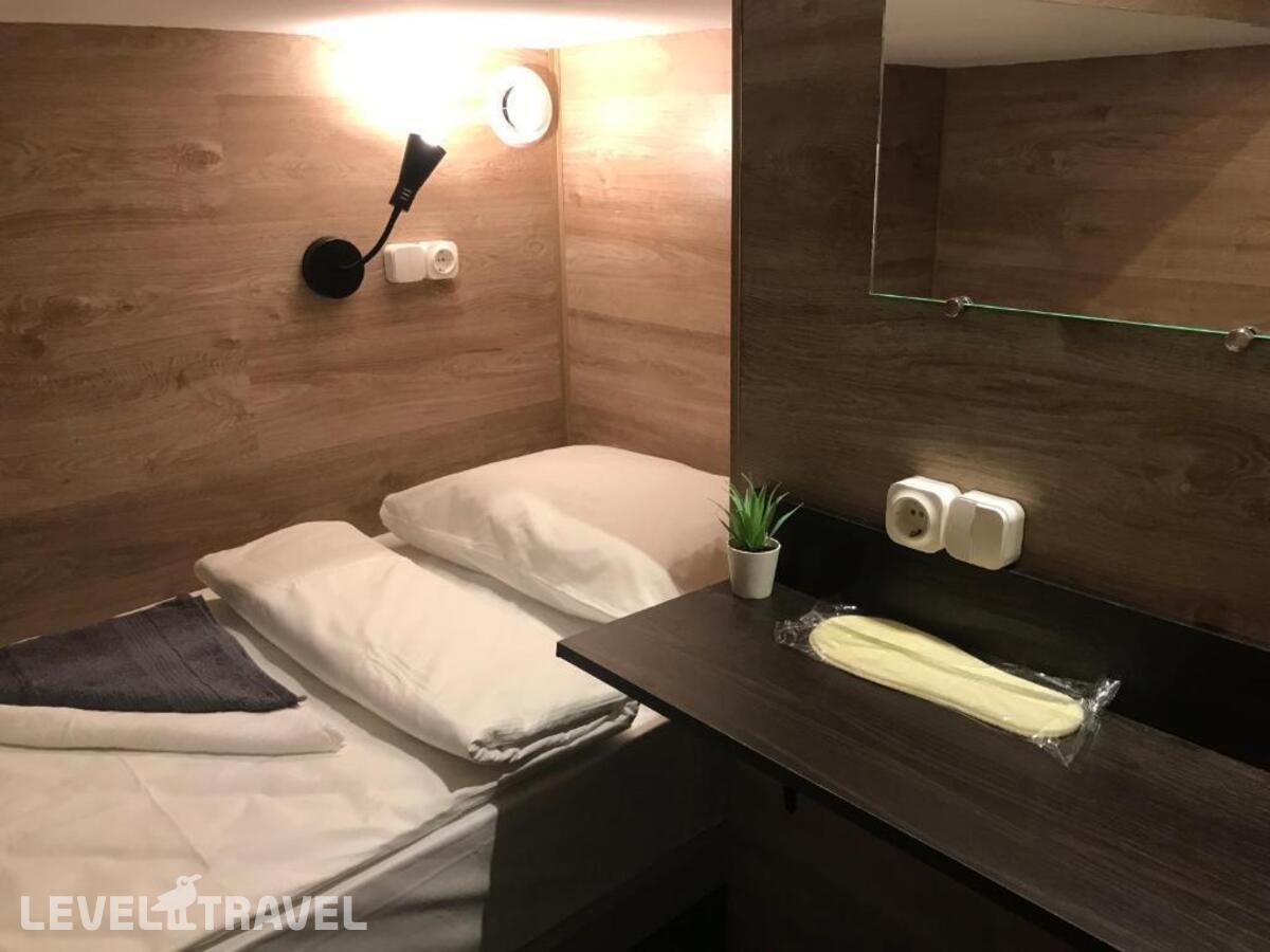 фотографии номера Одноместный улучшенный без окна отеля Гостиница ShelterS Тульская (ШелтерС) в Россия(Южный административный округ (ЮАО)) - фото №6